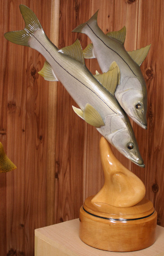 Common Snook - Wood Carving